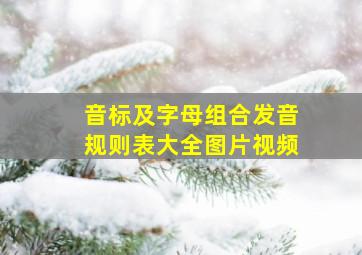 音标及字母组合发音规则表大全图片视频