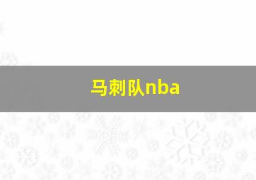 马刺队nba